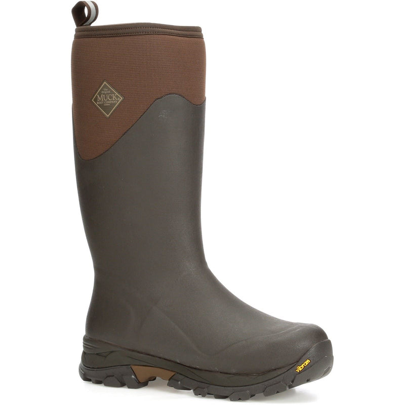 Muck Boots Arctic Ice Tall Stivali Di Gomma Marrone Wellington