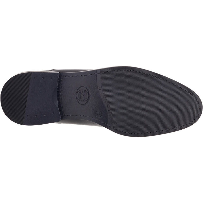 Base London Magnus Scarpe Oxford Nere In Pelle Da Uomo