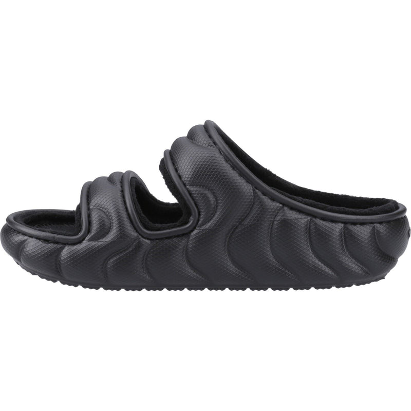 Crocs Classic Cozzzy Overpuff Sandali Neri Da Donna In Termoplastica