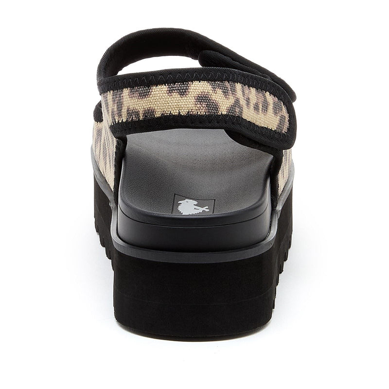Rocket Dog Balmy Dexter Sandali In Tessuto Da Donna Color Cuoio/Nero