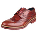 Base London Woburn Scarpe Brogue In Pelle Marrone Da Uomo