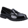 Hush Puppies Verity Slip On Mocassini Neri Lucidi In Pelle Da Donna