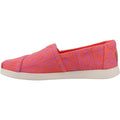 TOMS Alpargata Plus 100% Cotone Espadrillas Da Donna Con Stampa A Fiamma