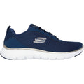 Skechers Flex Appeal 5.0 Uptake Scarpe Da Ginnastica Da Donna In Tessuto Blu Marino/Oro