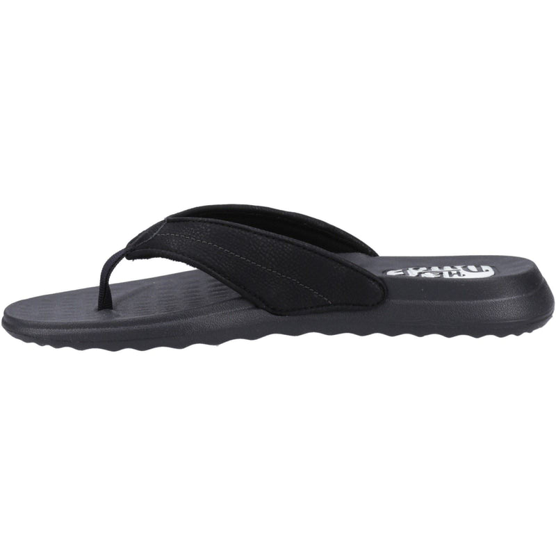 HEYDUDE Women's Christi Flip Classic Black Sandals