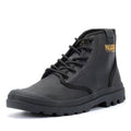 Palladium Pampa Hi Wax Stivali Neri In Canvas