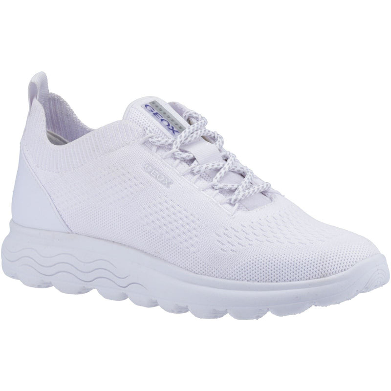Geox D Spherica A Sneakers Bianche Da Donna In Pelle