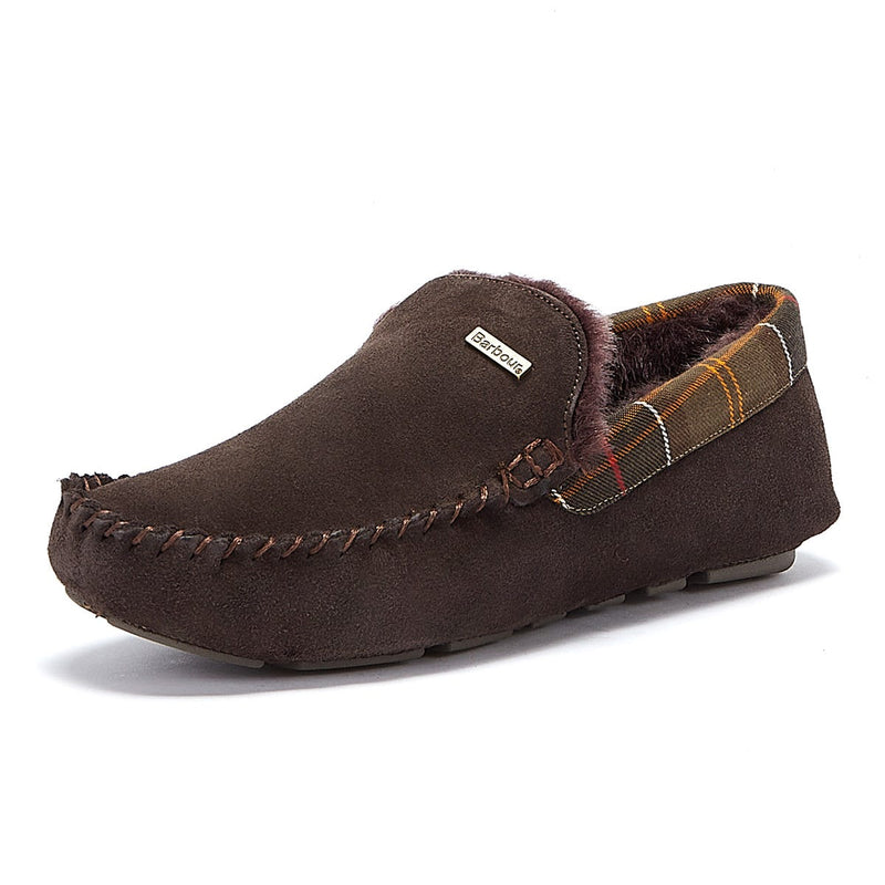 Barbour Uomo Pantofole Monty marroni