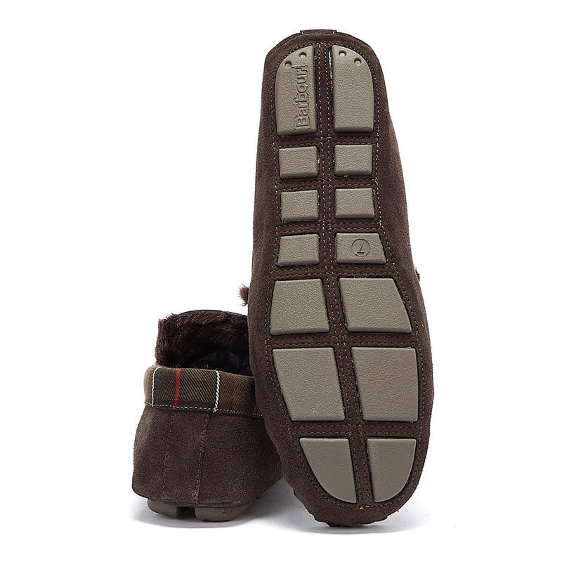 Barbour Uomo Pantofole Monty marroni