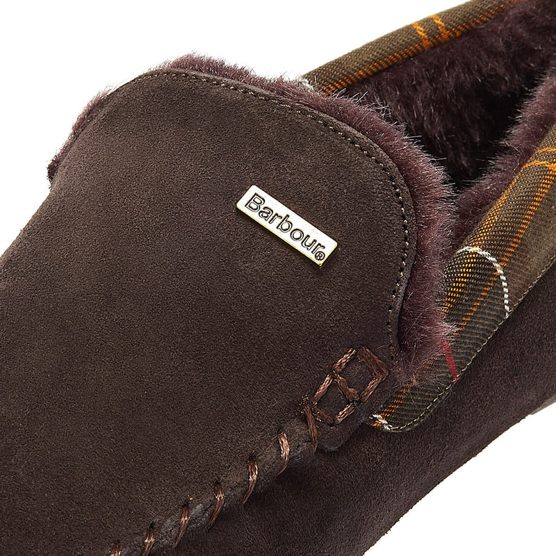 Barbour Uomo Pantofole Monty marroni