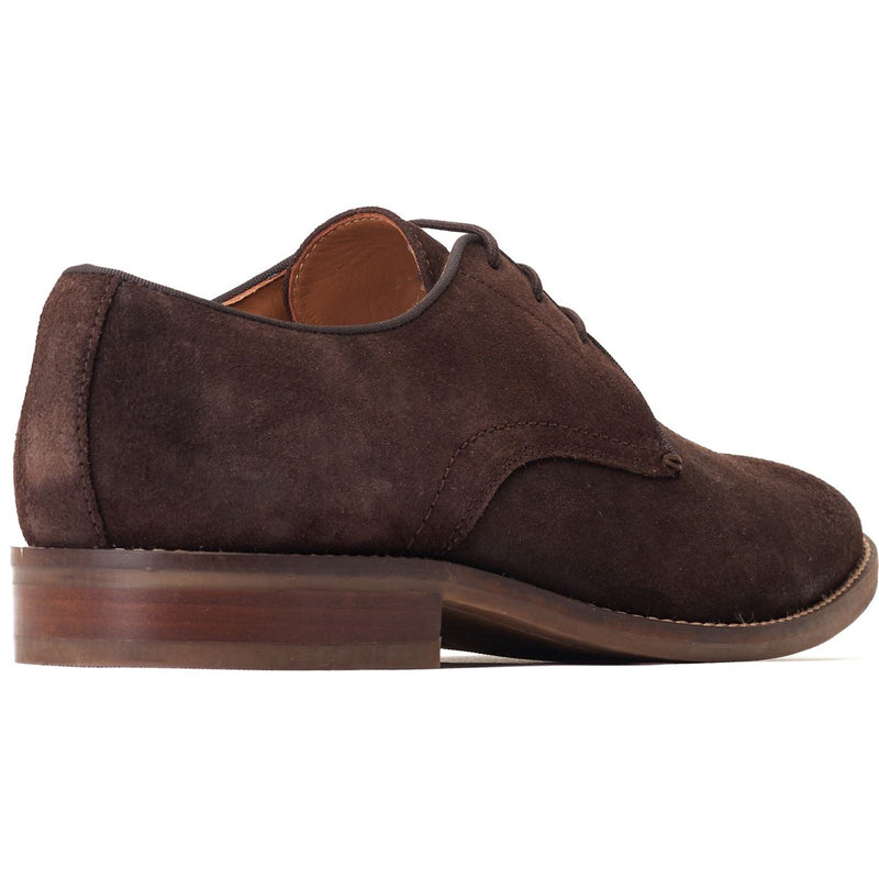 Base London Bronte Scarpe Oxford In Pelle Scura Da Uomo Marrone Scuro