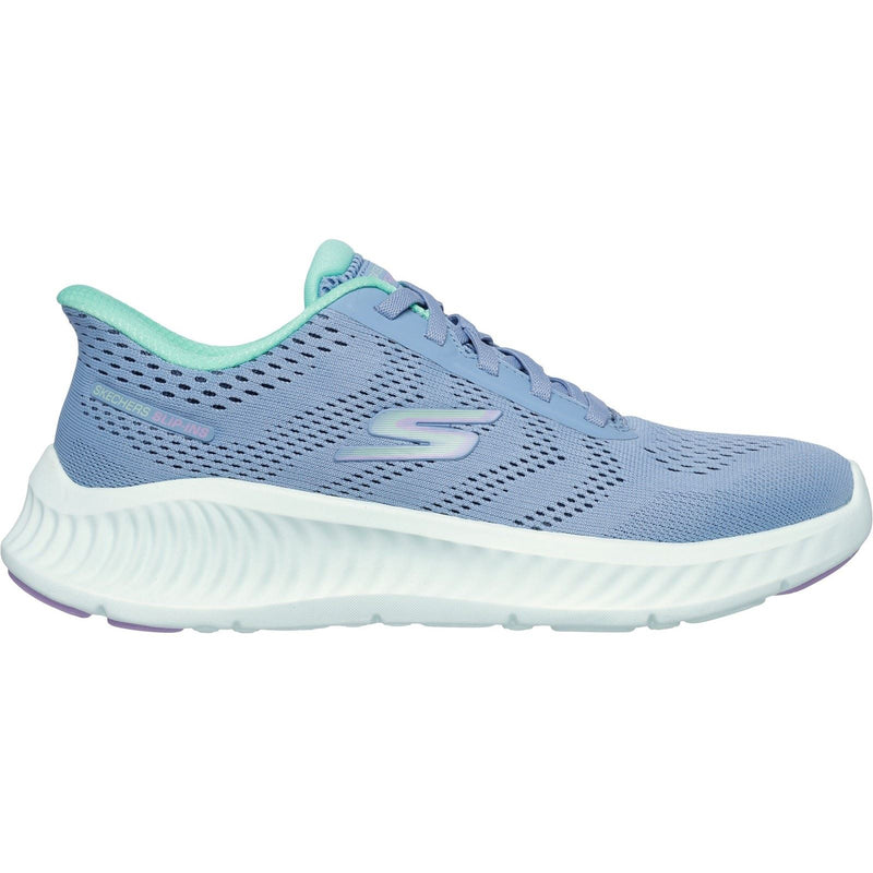 Skechers Go Walk Now Khloe Scarpe Da Ginnastica Da Donna In Tessuto Blu/Verde