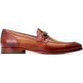 Base London Russo Scarpe Da Uomo In Pelle Color Cuoio Bruciato