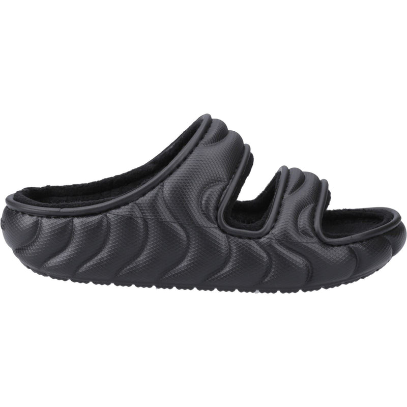 Crocs Classic Cozzzy Overpuff Sandali Neri Da Donna In Termoplastica
