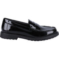 Hush Puppies Verity Slip On Mocassini Neri Lucidi In Pelle Da Donna