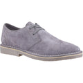 Hush Puppies Scout Scarpe Da Uomo In Camoscio Grigio Con Lacci