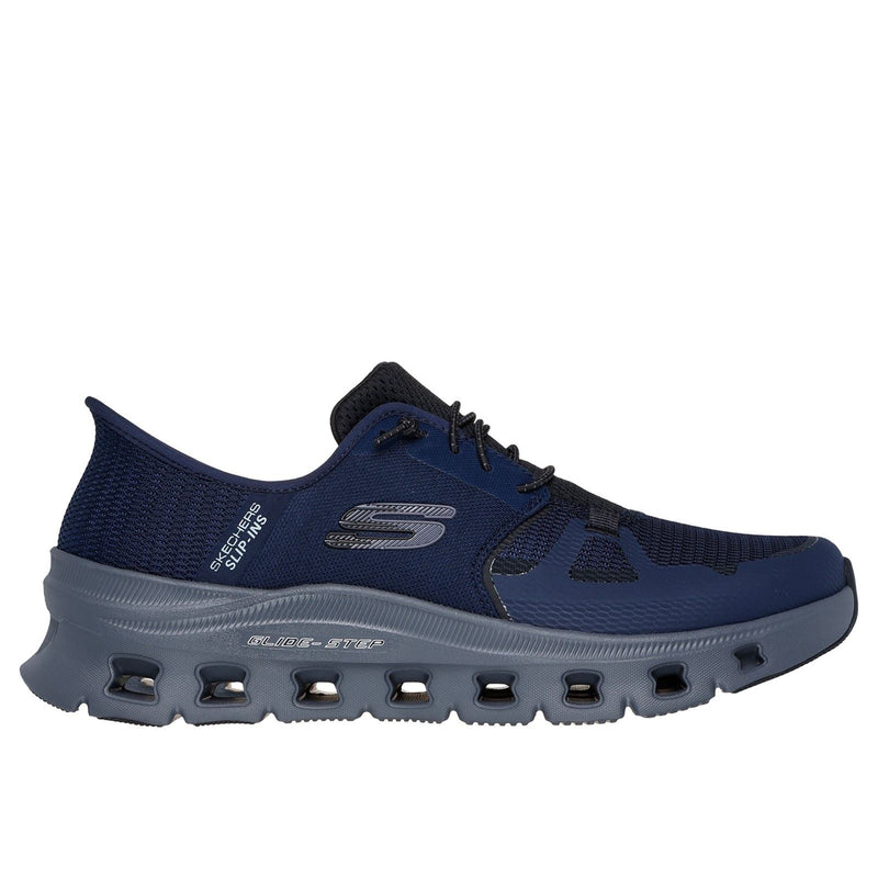 Skechers Glide-Step Pro Sneakers Da Uomo In Tessuto Blu Marino/Carbone