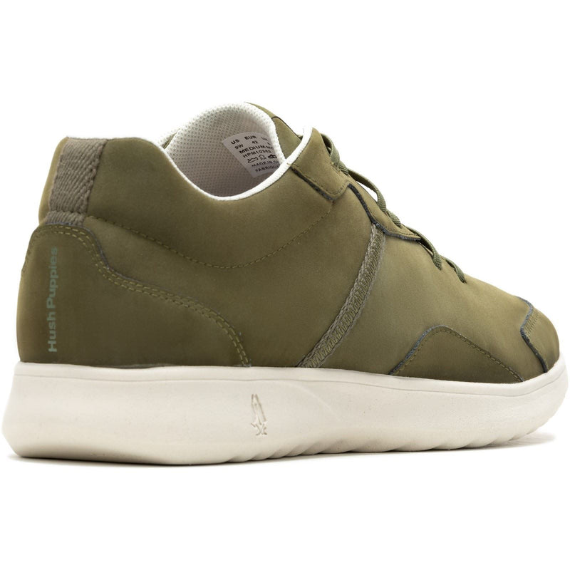 Hush Puppies The Good Sneakers Da Uomo In Pelle Color Oliva