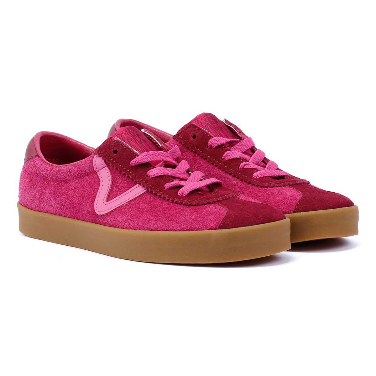 Vans Sport Low Sneakers Da Donna In Pelle Scamosciata Rosa