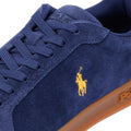 Ralph Lauren Heritage Court II Sneakers Blu Da Uomo In Camoscio