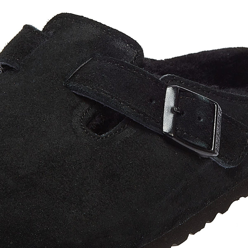 Birkenstock Boston Shearling Pantofole nere