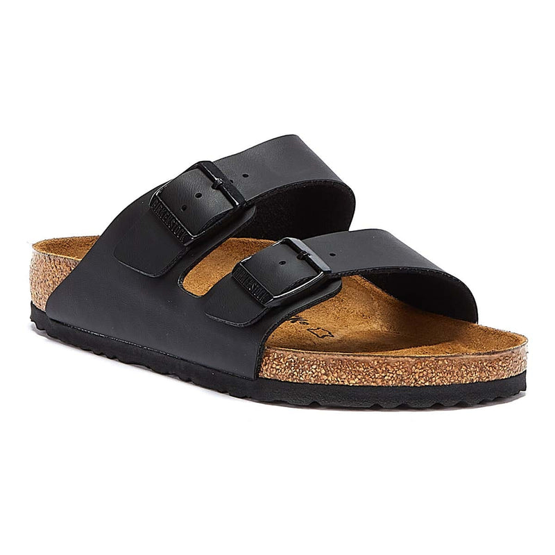 Birkenstock Arizona Birko-Flor Uomo Sandali neri regolare