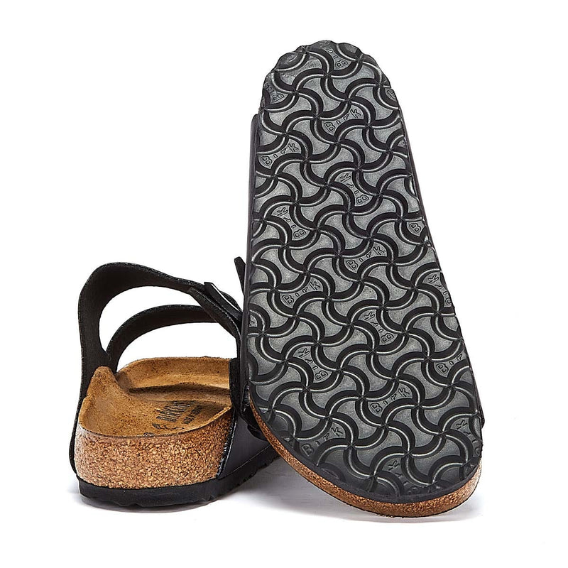 Birkenstock Arizona Birko-Flor Uomo Sandali neri regolare