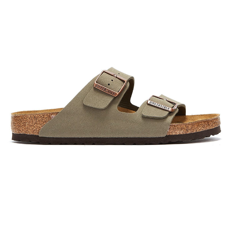 Birkenstock Arizona Birko Flor Nubuck Pietra Sandali