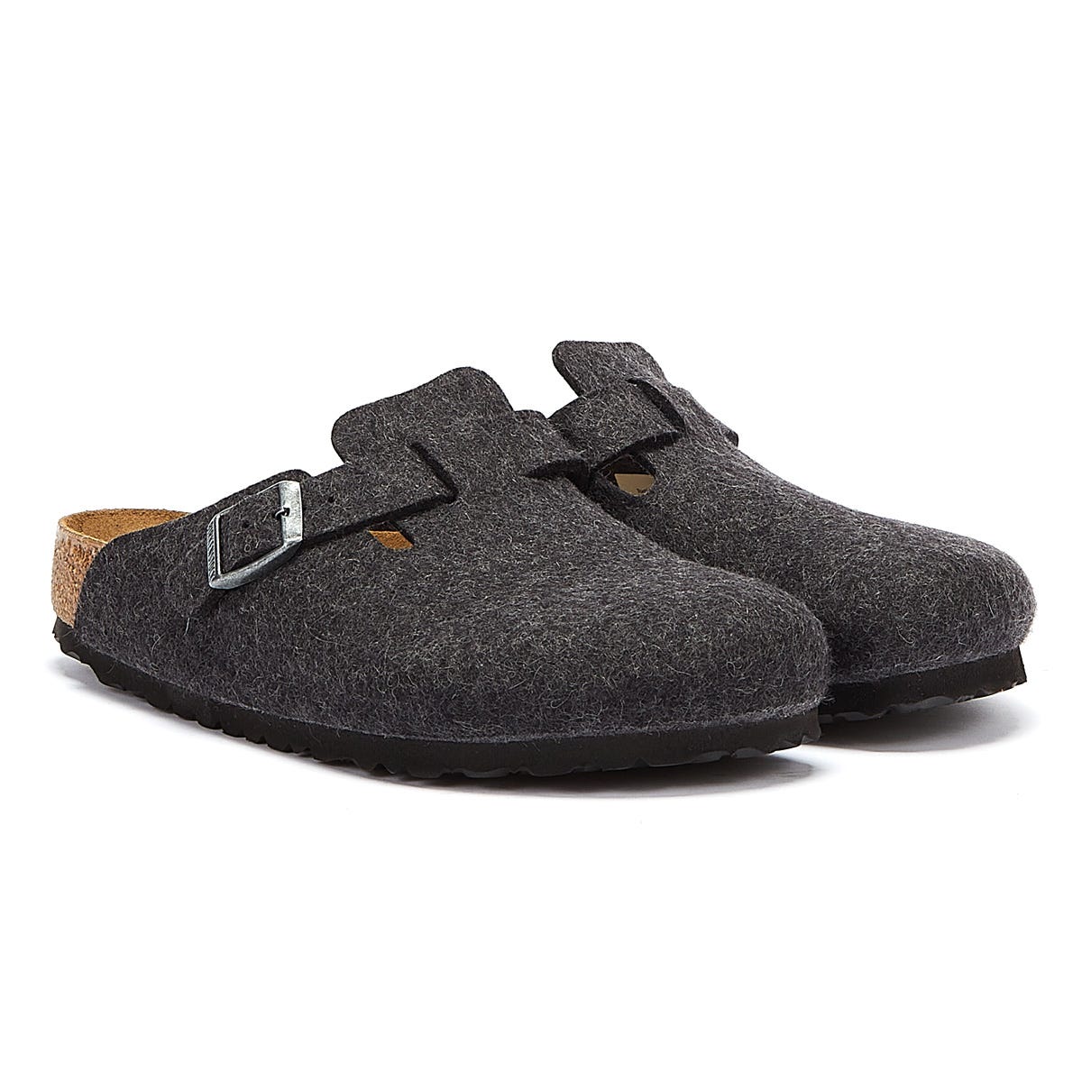 Birkenstock Boston - Pantofole grigie