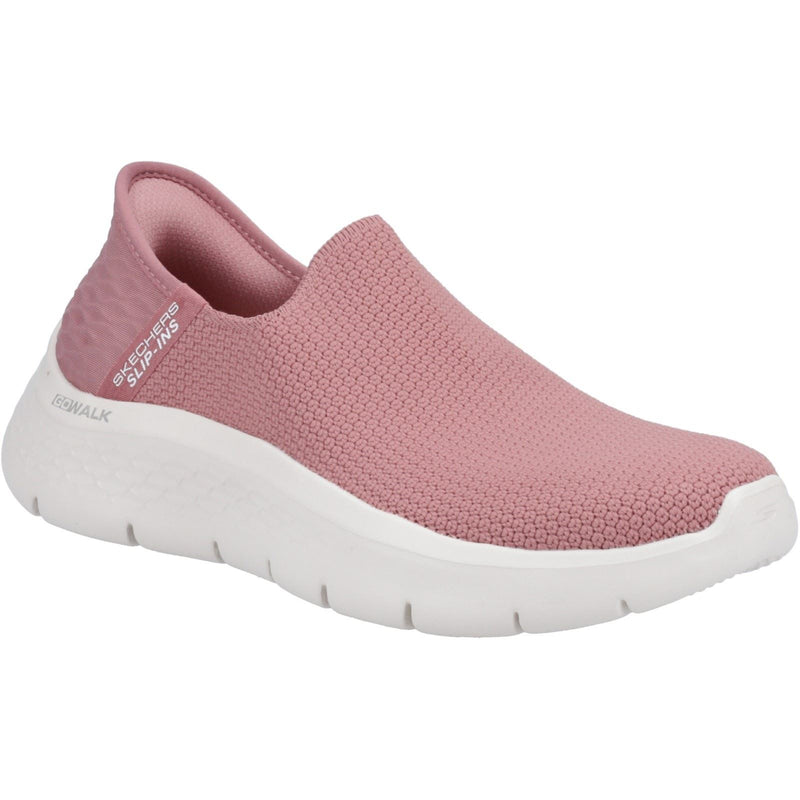 Skechers Go Walk Flex Sunset View Sneakers Da Donna In Poliestere Color Rosa