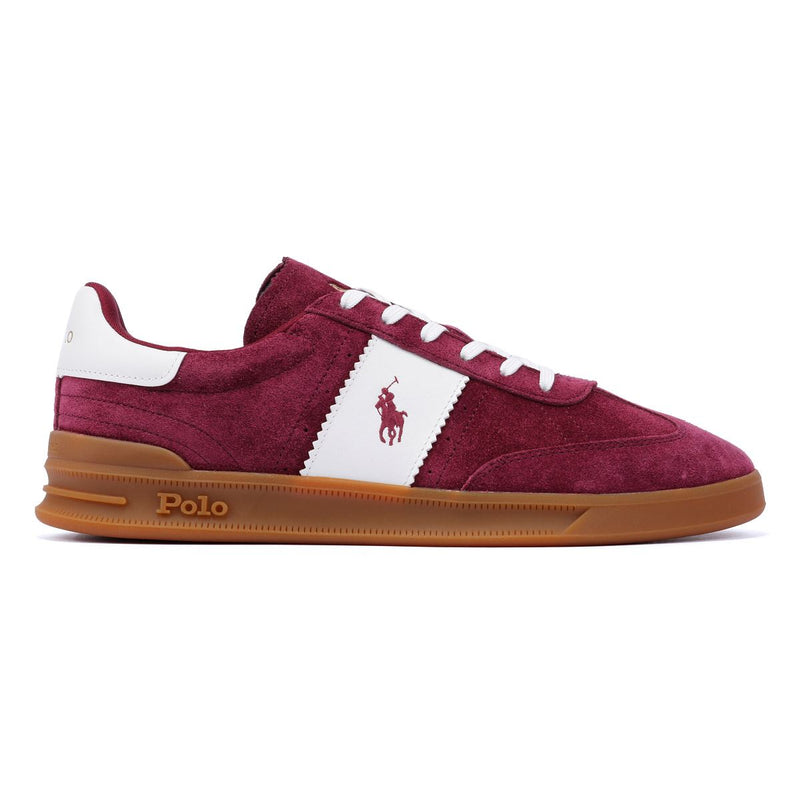 Ralph Lauren Heritage Area Sneakers Da Uomo Beige In Camoscio