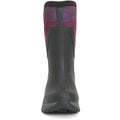 Muck Boots Arctic Sport Mid Stivali Da Pioggia Neri/Magenta In Gomma