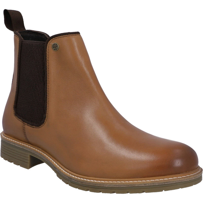 Hunter Munro Dealer Boot Stivali Wellington In Pelle Da Uomo Color Cuoio