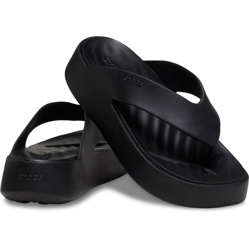 Crocs Getaway Platform Sandali Neri Da Donna In Termoplastica