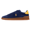 Ralph Lauren Heritage Court II Sneakers Blu Da Uomo In Camoscio