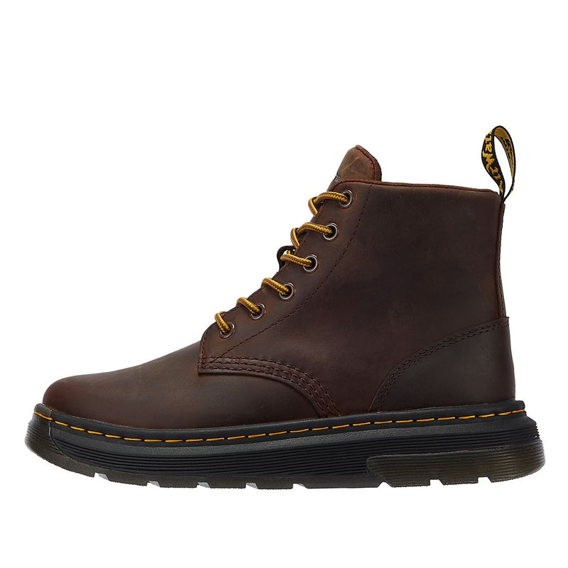 Dr. Martens Stivali Crewson Chukka Crazy Horse Marrone Scuro