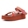 Teva Flatform Universal Sandali Rossi Da Donna