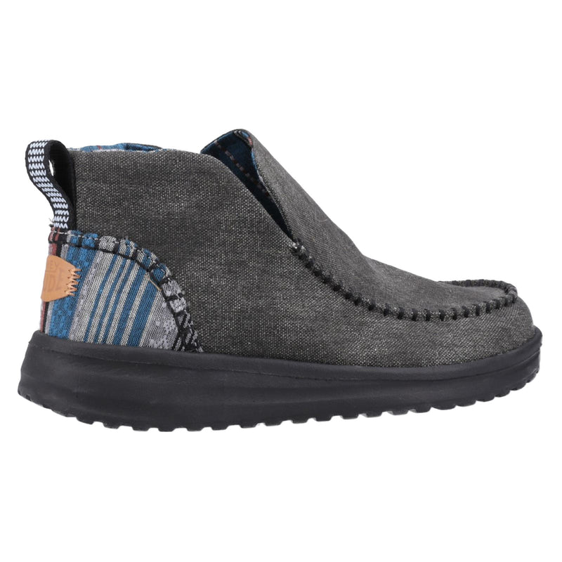 HEYDUDE Denny Stivali Neri In Cotone Da Donna