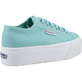 Superga 2790 Linea Up And Down Scarpe Da Ginnastica Verdi Da Donna In 100% Cotone