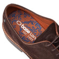 Base London Mawley Scarpe Oxford Marrone Bruciate Da Uomo In Pelle