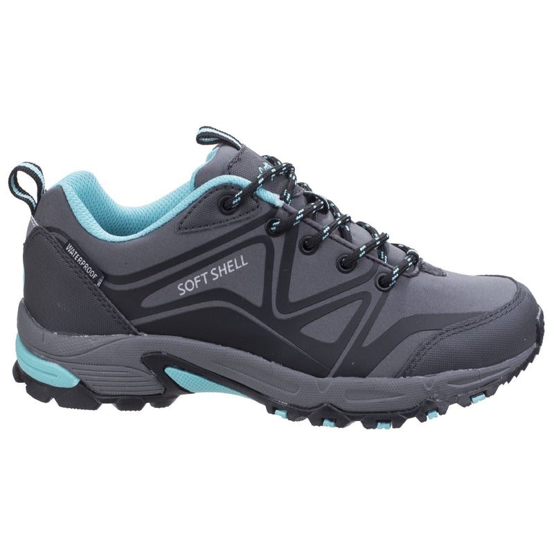 Cotswold Abbeydale Low Stivali Da Trekking Da Donna Grigi/Neri/Turchesi