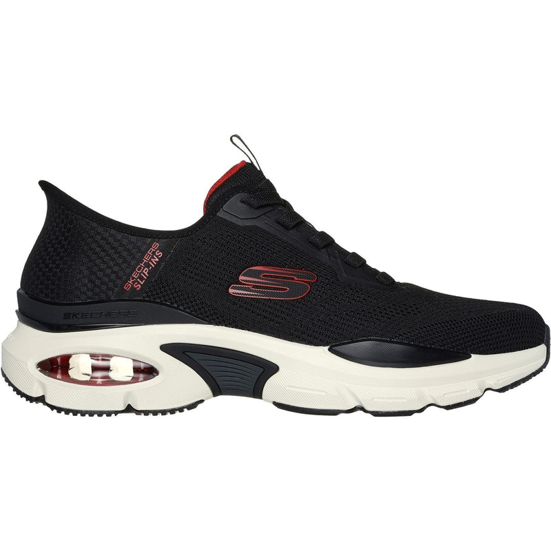 Skechers Skech-Air Ventura Vanderway Sneakers Da Uomo In Tessuto Nero/Rosso