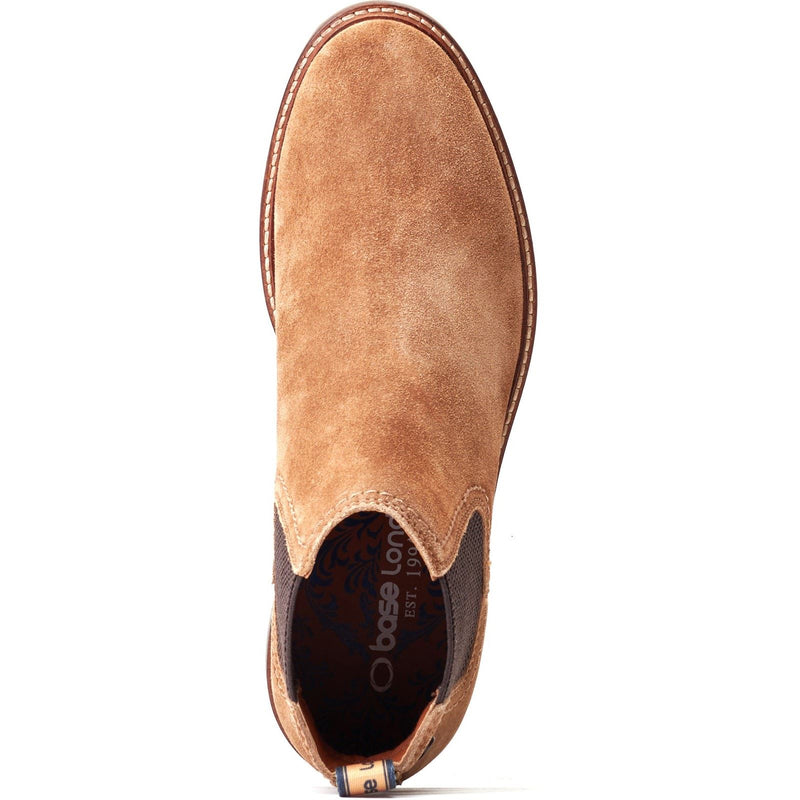 Base London Portland Stivali Da Uomo In Pelle Color Zenzero