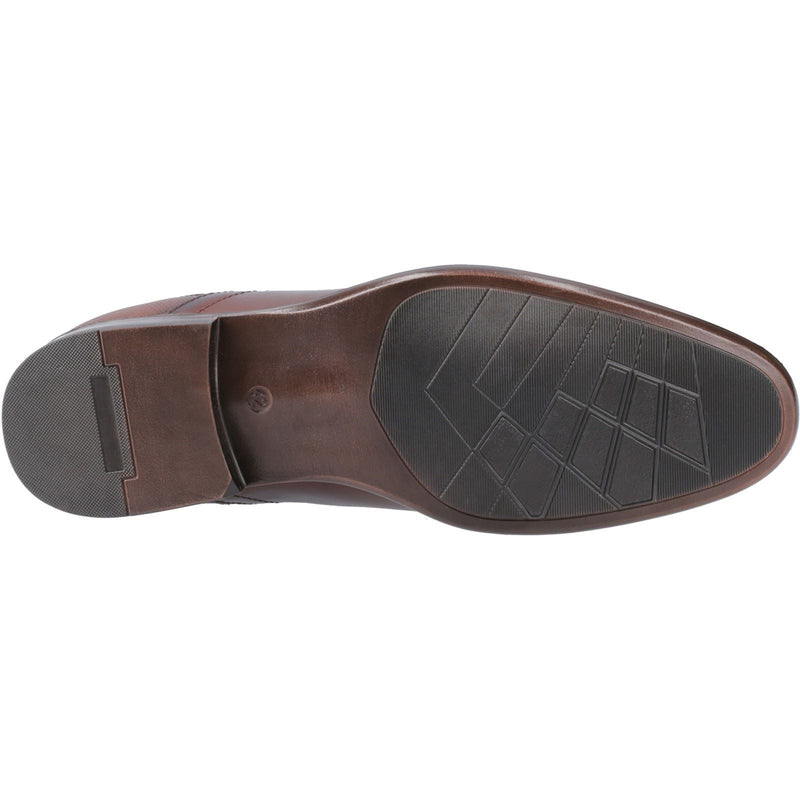 Pod Frank Stivali Da Uomo Color Cognac In Pelle/Tessuto.