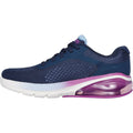 Skechers Go Walk Air 3.0 Sneaker Da Donna In Tessuto Blu Scuro/Viola