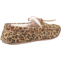 Hush Puppies Allie Pantofole Da Donna In Camoscio Con Stampa Leopardata