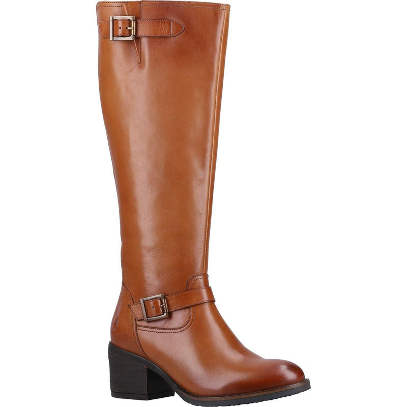 Hush Puppies Heidi Stivali In Pelle Da Donna Color Cuoio