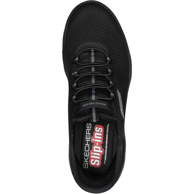 Skechers Slip-ins: Summits High Range Scarpe Da Ginnastica Nere Da Uomo In Sintetico