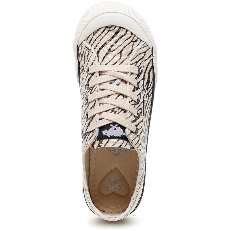 Rocket Dog Jazzin Wales Sneakers Nere Da Donna In Cotone