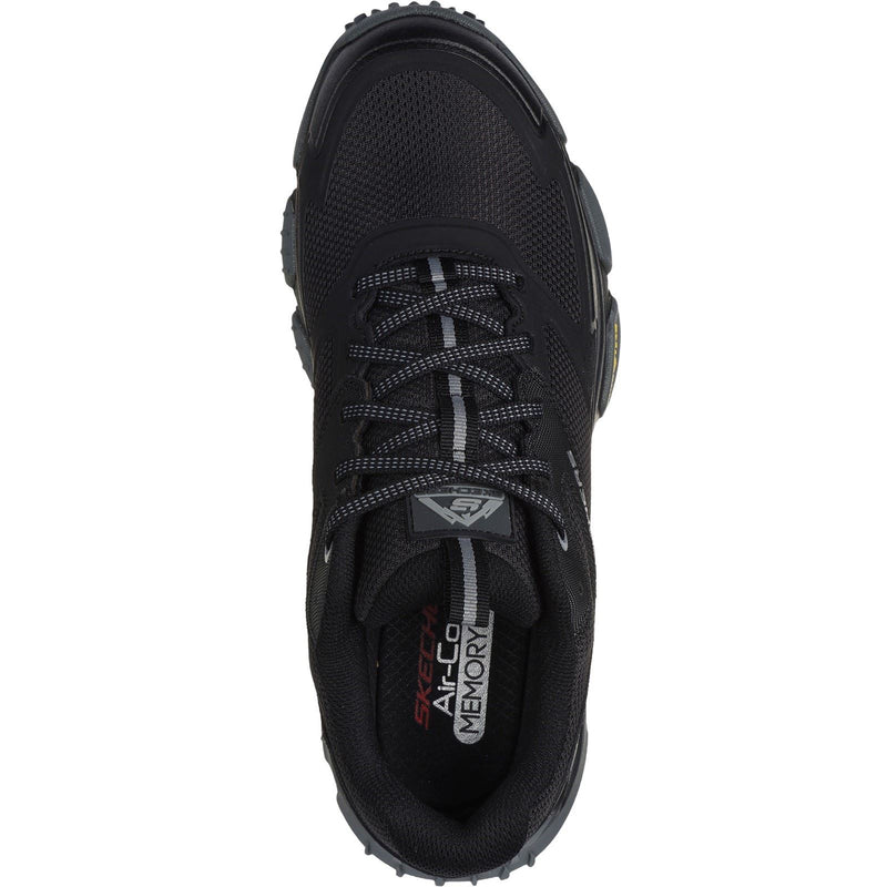 Skechers Skech-Air Sleek Envoy Scarponi Da Trekking Neri In Pelle Da Uomo